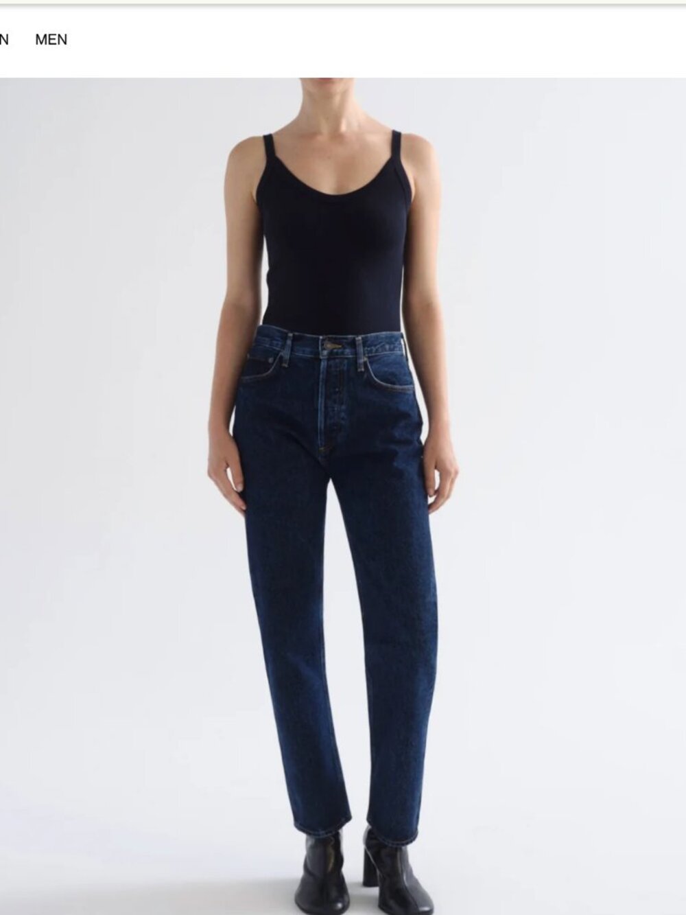 Agolde 90's Pinch Waist High Rise Straight
